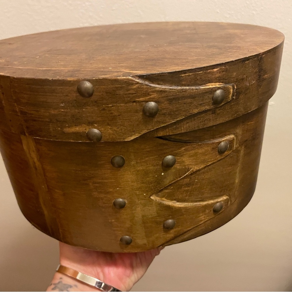 Antique Wooden Shaker Box